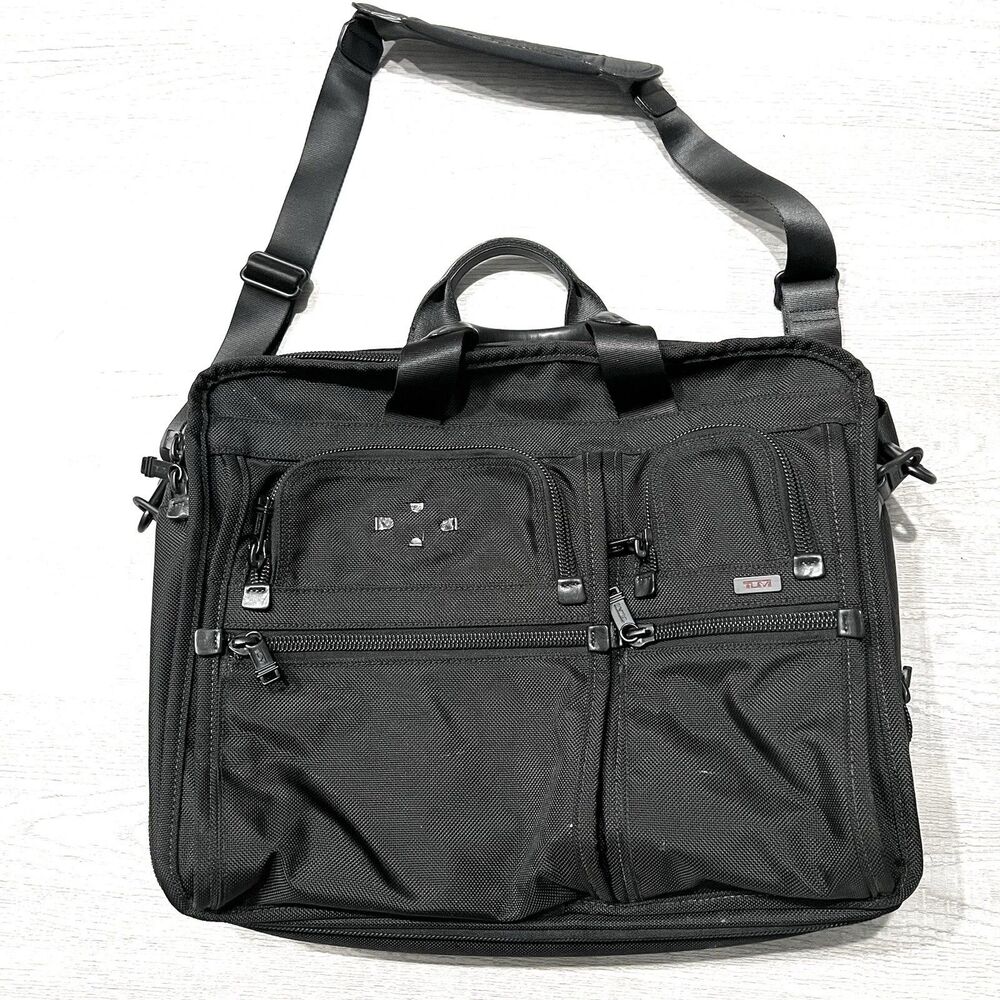 Tumi Alpha Expandable Organizer Laptop Briefcase
